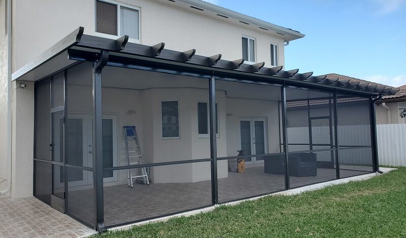 Patio screening solution