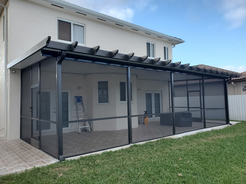 Patio screening solution